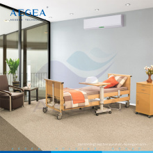 AG-MC001 Wood base motorized hospital electric 5 functions nursing furniture medicare home care bed for elderly